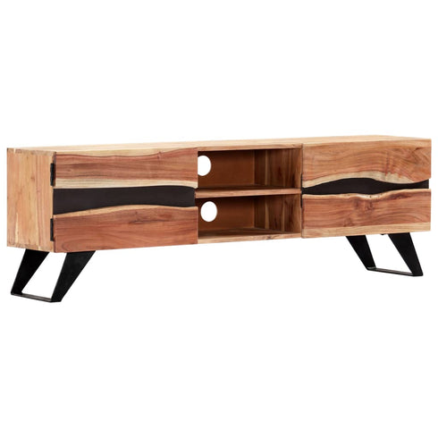 Swen Studio -  TV Cabinet 140x30x45 cm Solid Acacia Wood